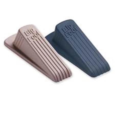 Patioplus mpany No-Slip Doorstop- Rubber- 2-.25 in x4-.75 in x1-.25 in - Beige PA128198